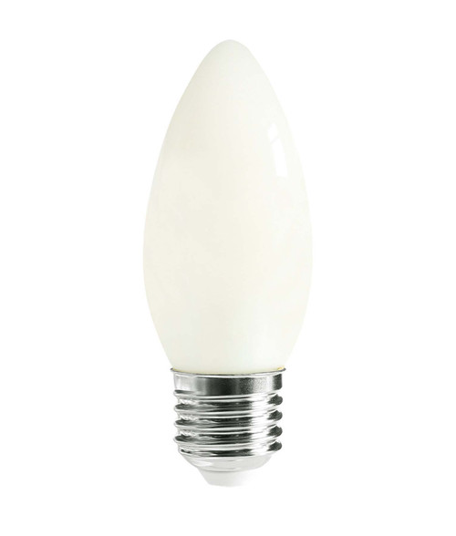 LED Filament Candle E27 6000K 400lm 4W Frosted Dimmable