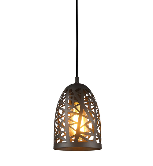 Pendant Light Black 14cm Iron E27 72W Adjustable Cord