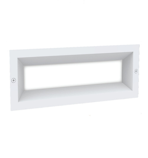 Step Light White Frosted 25cm Tri-CCT 13W 639lm IP65 240V
