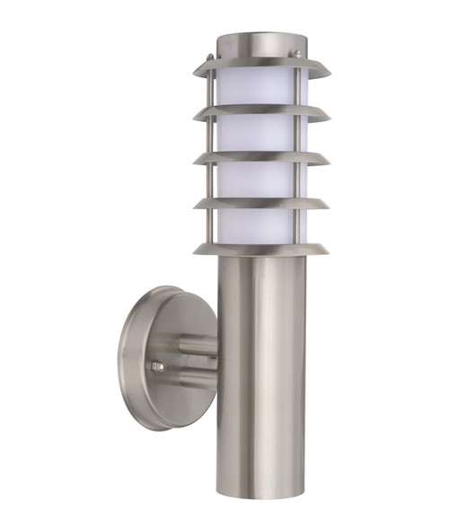 Wall Light Stainless Steel 34cm E27 18W IP44 240V