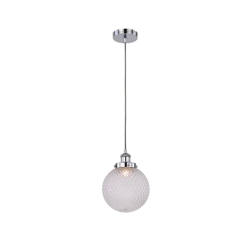 Pendant Light 20cm Clear Glass E27 60W Adjustable Cord