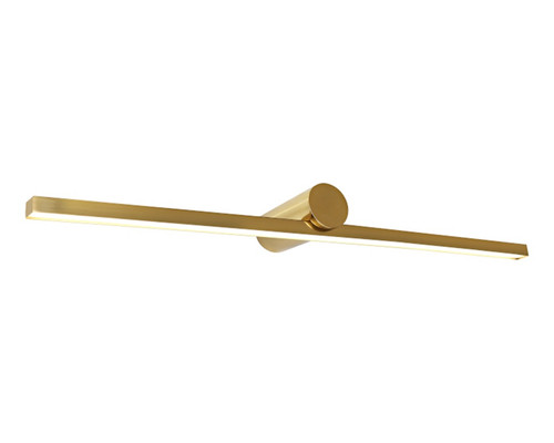 LED Vanity Light 73cm Gold Metal 4000K 16W 1060lm IP44
