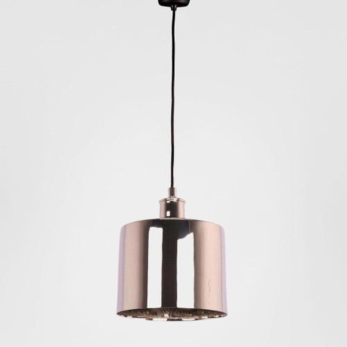 Pendant Light 30cm Nickel Brass E27 40W Adjustable Cord