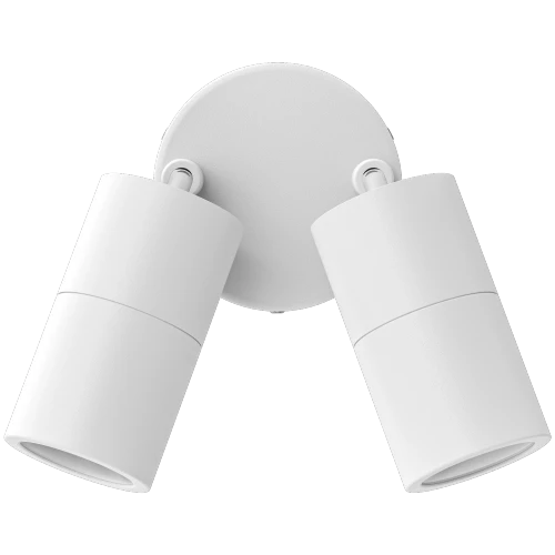 Wall Spotlight White Twin GU10 35W IP65 240V