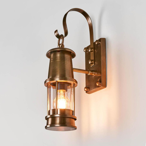 Coach Light Brass 48cm 40W E27 IP54 240V
