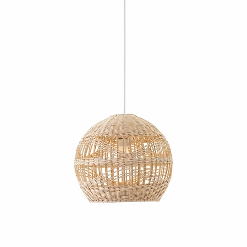 Pendant Light 30cm Natural Rattan E27 60W Adjustable Cord