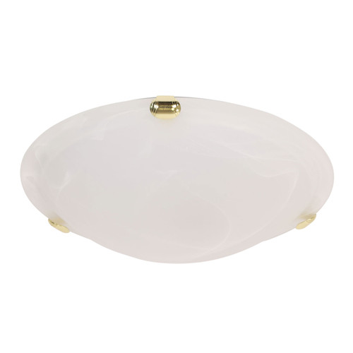 300mm Suave Gold Clips Alabaster Oyster