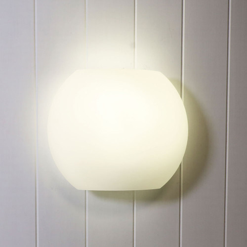 Modern Flush Mount Opal Wall Light