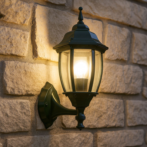 Period Up Exterior Wall Light Green