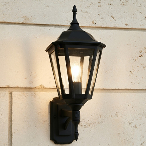 Period Mini Exterior Wall Light Marine Grade Black