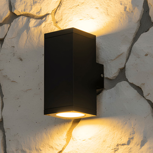 Up Down Light Marine Grade Vandal Resistant GU10 IP65 IK10 Black