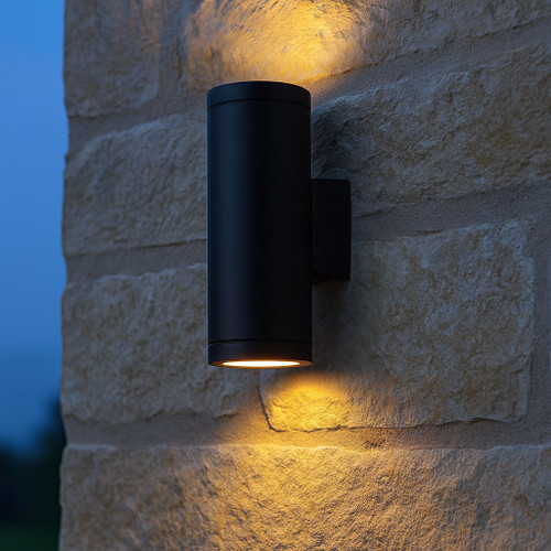 Up Down Light Marine Grade Vandal Resistant IP65 IK08 GU10 Black