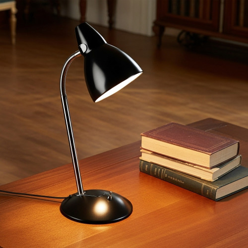 Brushed Chrome Lamp Adjustable 60W