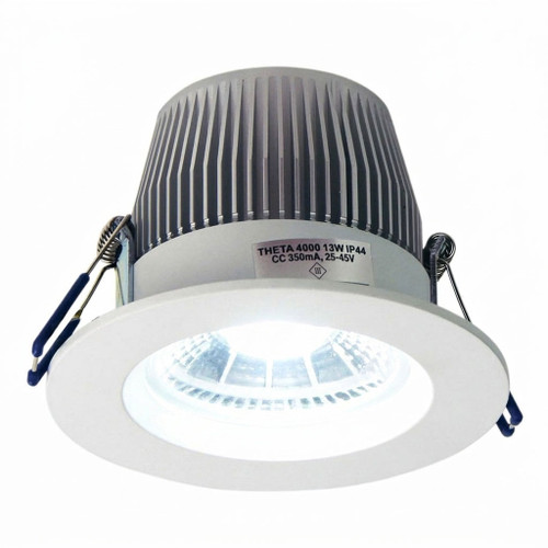10W LED Downlight Non-Dimmable 850lm IP44 4000K 110mm White