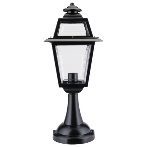 Avignon Pillar Mount Light - Black Finish / B22