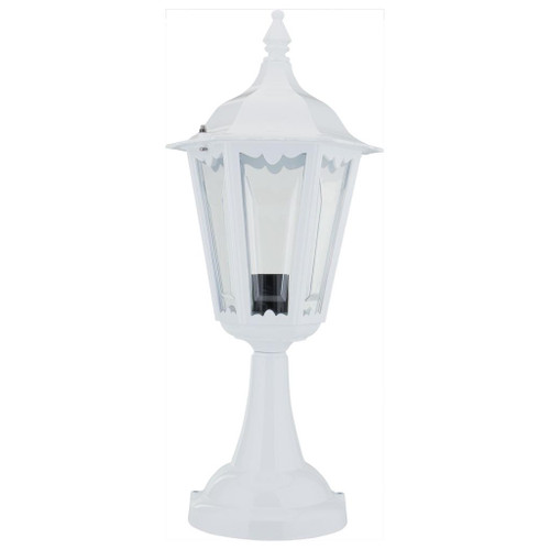 Chester Pillar Mount - White Finish / B22