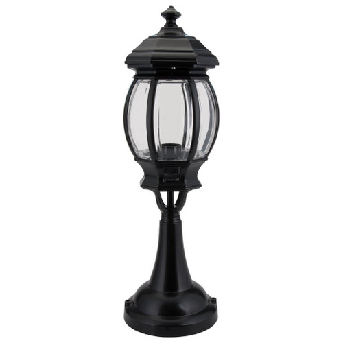 Vienna Pillar Mount Light - Black Finish / B22