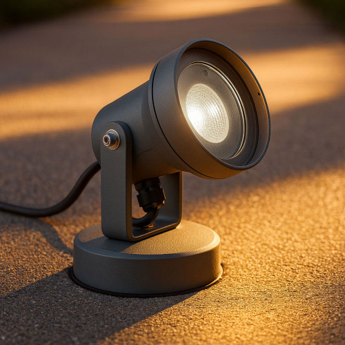 Ground Spotlight 9W 240V LED Dark Grey 5000K