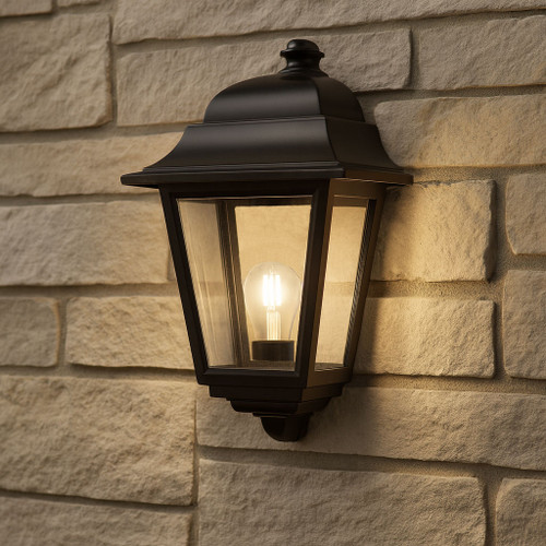 Victorian Wall Bracket Light Black Finish / B22