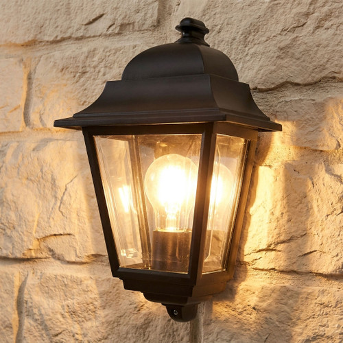 Victorian Wall Bracket Light Black Finish / B22
