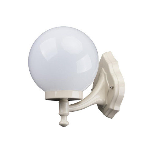 Siena 20cm Sphere Wall Bracket - Beige Finish / E27