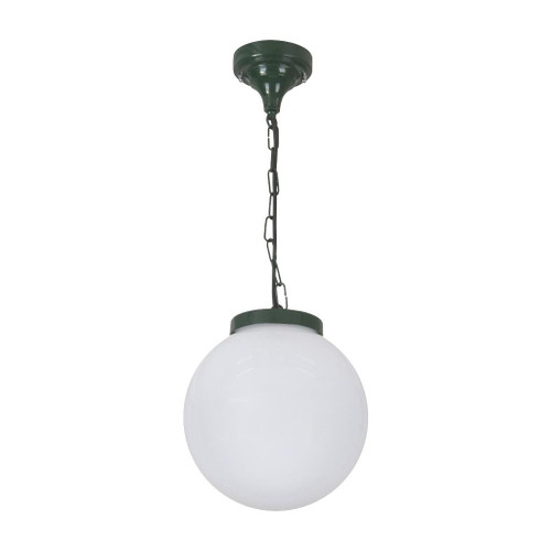 Siena 25cm Sphere Pendant - Green Finish / E27