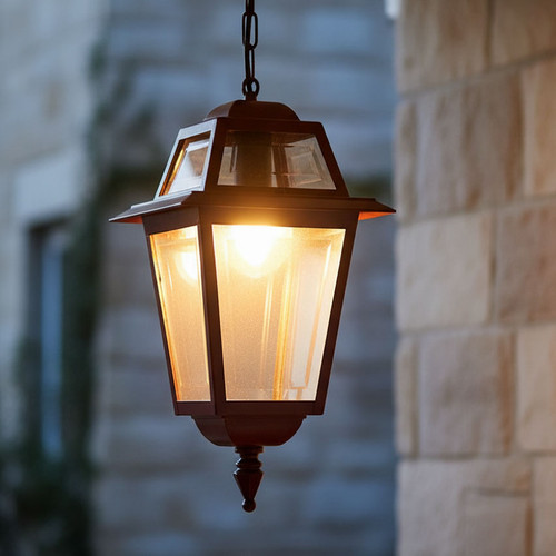 Neoclassic Pendant Light Burgundy Finish B22