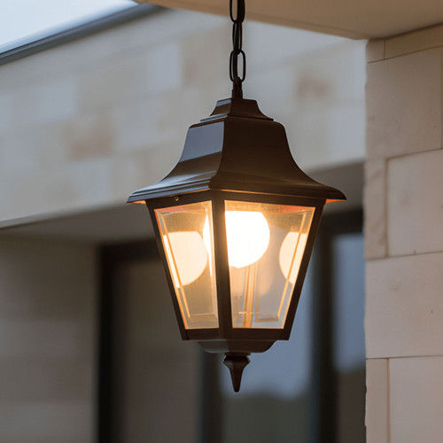 Victorian Pendant Light Burgundy Finish B22