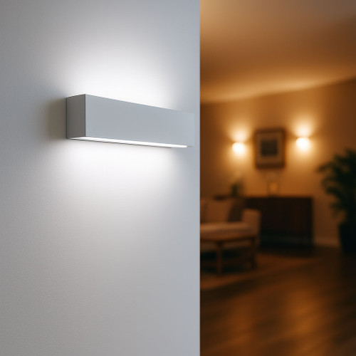 Ceramic 20cm Wall Uplight Earthy, G9