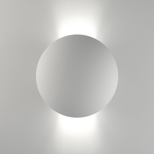 Ceramic Round Indirect Wall Light - Raw / G9