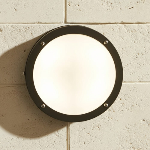 Stylish Plain Graphite Outdoor Light E27
