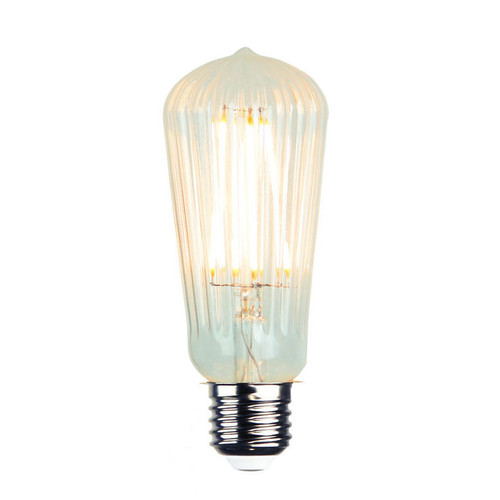 2200K LED Filament Lamp ST64 Ribbed 2W E27