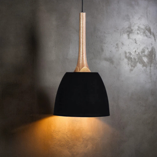 Bell-22 Single Pendant Matt Black