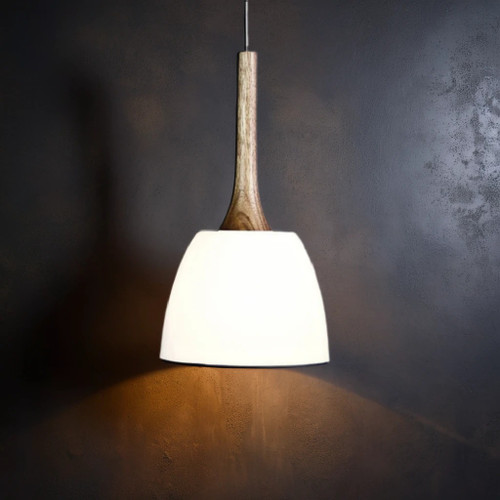 Bell-22 Single Pendant Matt White