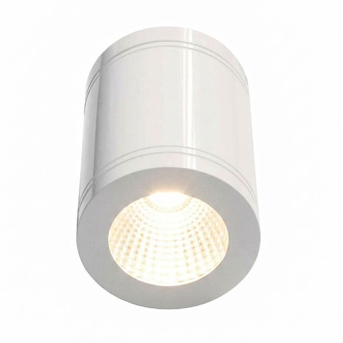 13W Surface Mounted Downlight Dimmable 800lm IP65 3000K 146mm Gloss White