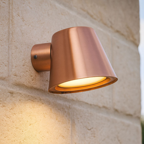 Precision Outdoor Wall Light Copper