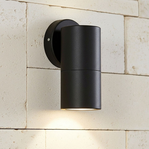 Wall Pillar Light 35W GU10 Black
