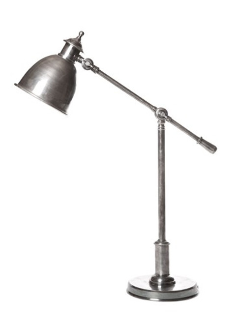 Antique Silver Adjustable Desk Lamp VRM