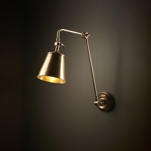 Brass Wall Lamp In CRM