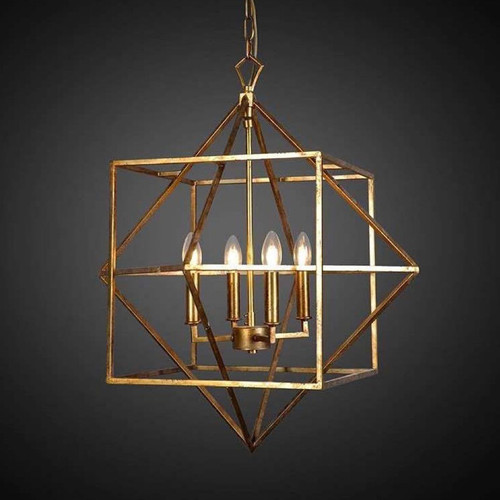 Ceiling Light In Gold MSM