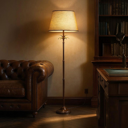 Standing Lamp Base In Brown CSB