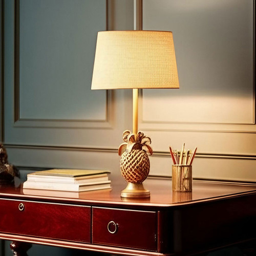 Brass Table Lamp Base in Brown STM