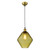 Contemporary Glass Pendant Light Amber