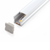 ALP004 Aluminum Profile With PMMA Opal Diffuser 2M Polycarbonate 17.1x15.3mm