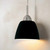 40W Modern Black Glass Shade Pendant