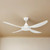 132cm 52-inch White AC Ceiling Fan Ezy-Fit Blades