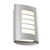 Wall Light Marine Grade Vertical 3000K 400lm 8W Silver
