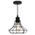 Pendant Contemporary Industrial Cage Small 60W Black