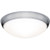 Oyster Light Modern Dome 5000K 1450lm 27W Chrome