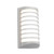 Outdoor Wall Light Modern Vertical Cage 3000K 416lm 10W Silver